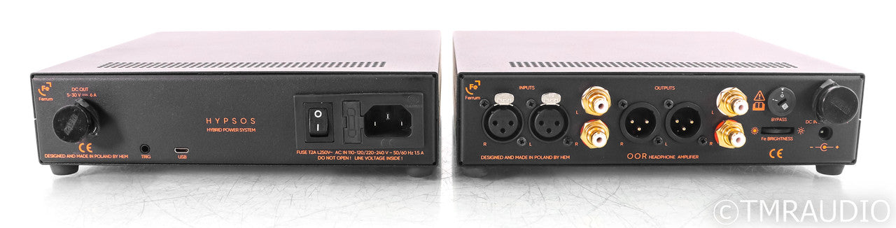 Ferrum Audio OOR Stereo Headphone Amplifier; Hypsos PSU