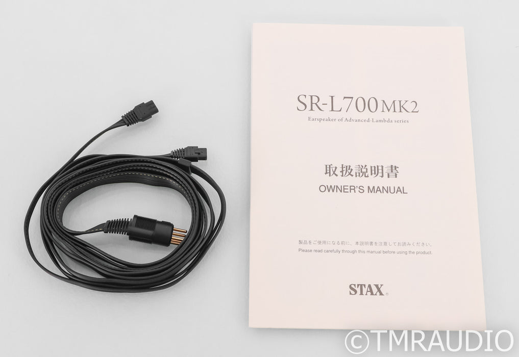 Stax SR-L700 Mk2 Open Back Electrostatic Headphones; SRL700; 5-Pin Pro