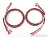 Cardas Golden Cross Bi-Wire Speaker Cables; 2m Pair; Spades to Bi-Wire Bananas