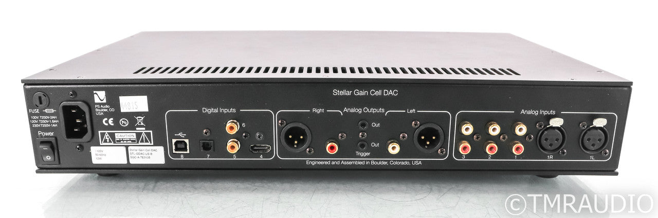 PS Audio Stellar Gain Cell DAC; Black; Remote (Used)