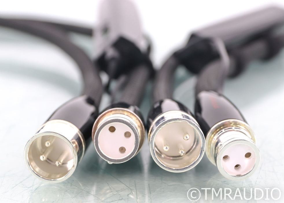 AudioQuest Wind XLR Cables; 2m Pair Balanced Interconnects; 72v DBS