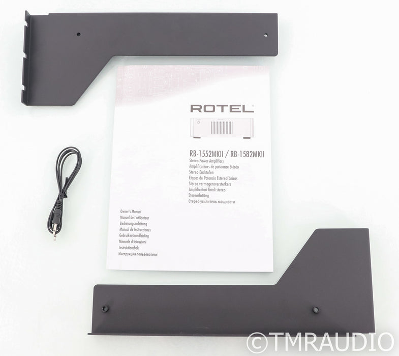 Rotel RB-1582MkII Stereo Power Amplifier; RB1582-MkII; Black