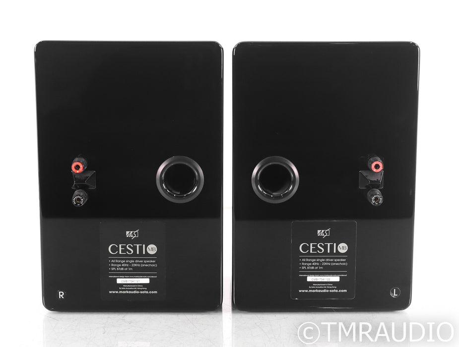 MarkAudio-Sota Cesti MB Bookshelf Speakers; Gloss Black Pair