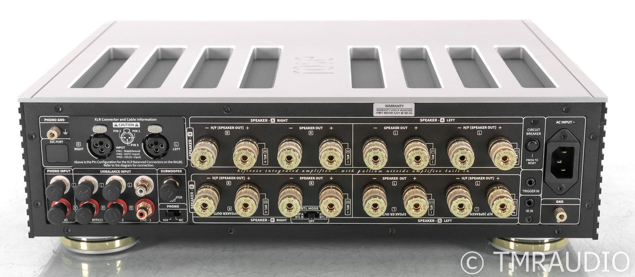 HiFi Rose RA180 Reference Integrated Amplifier; Silver (Open Box)