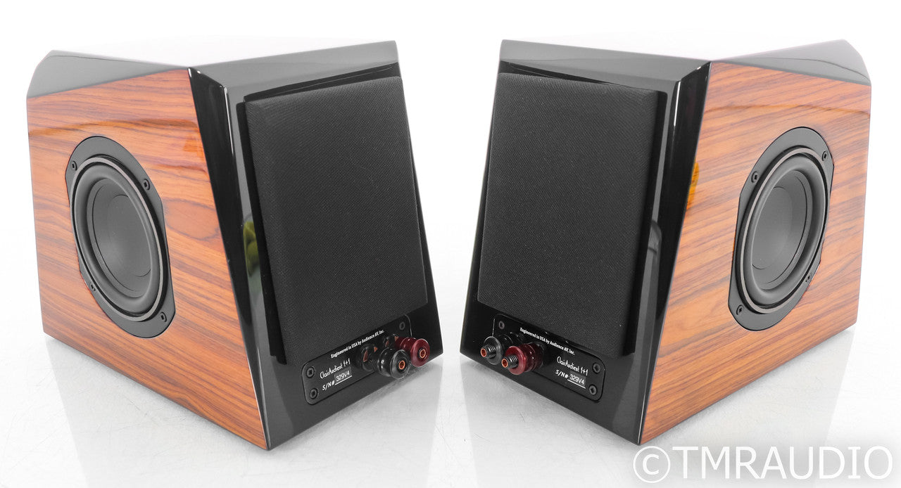 Audience ClairAudient 1+1 V4 Bookshelf Speakers; Black / Walnut Pair (Open Box)