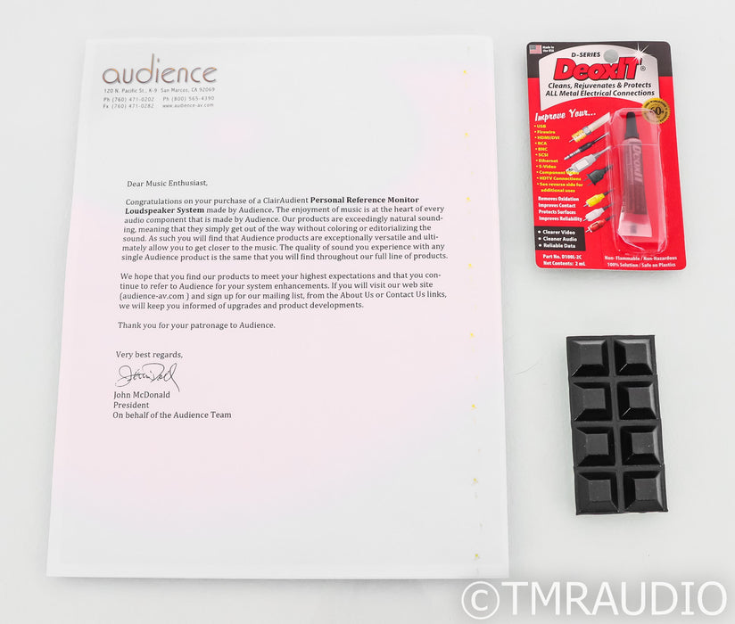 Audience ClairAudient 1+1 V4 Bookshelf Speakers; Black / Walnut Pair (Open Box)