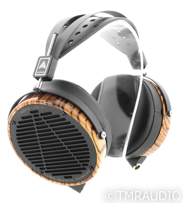 Audeze LCD-3 Open Back Planar Magnetic Headphones; Zebrano Wood (Open Box)