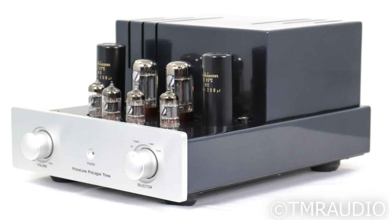 PrimaLuna ProLogue Three Stereo Tube Preamplifier; Silver