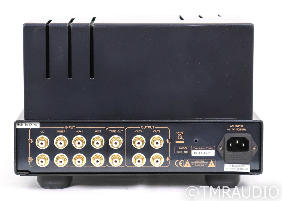 PrimaLuna ProLogue Three Stereo Tube Preamplifier; Silver
