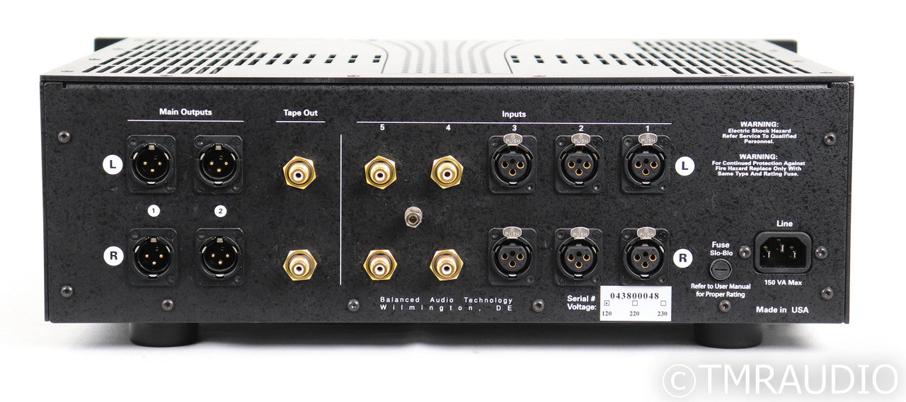 BAT VK-43SE Stereo Preamplifier; Black; VK43SE (No Remote)