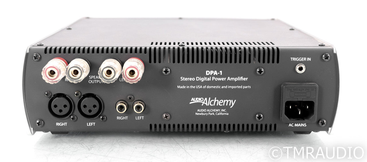 Audio Alchemy DPA-1 Stereo Power Amplifier; DPA1; Silver