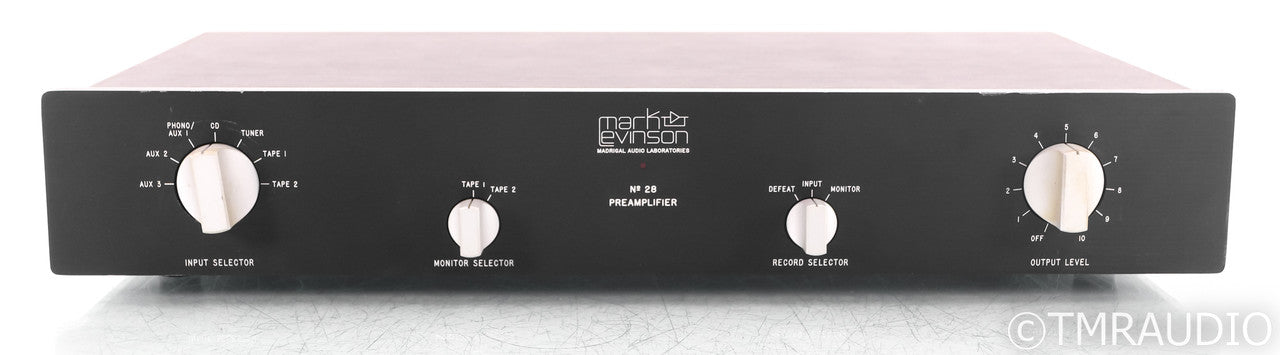 Mark Levinson No. 28 Stereo Preamplifier; PLS28; Black; MM Phono