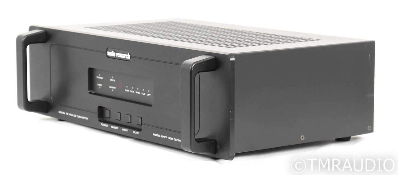 Audio Research DAC7 DAC; D/A Converter; DAC-7; Black; Remote