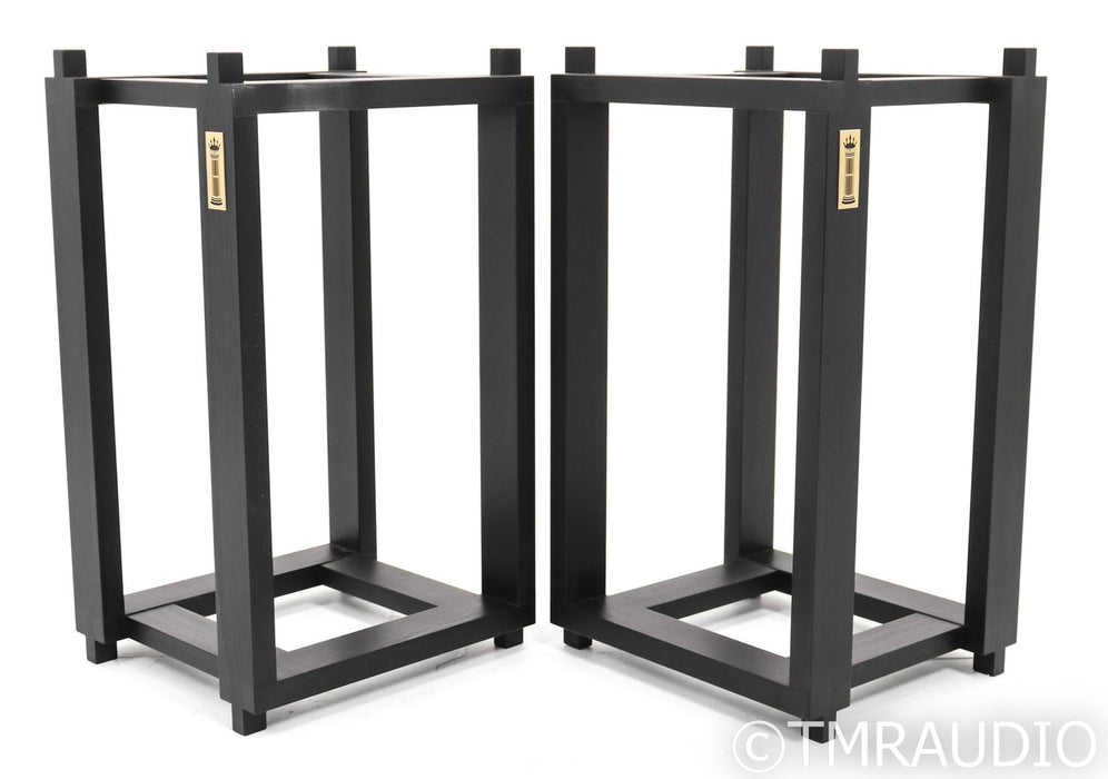Ton Trager Reference Stands for Harbeth; Black Beech Pair; For Compact 7