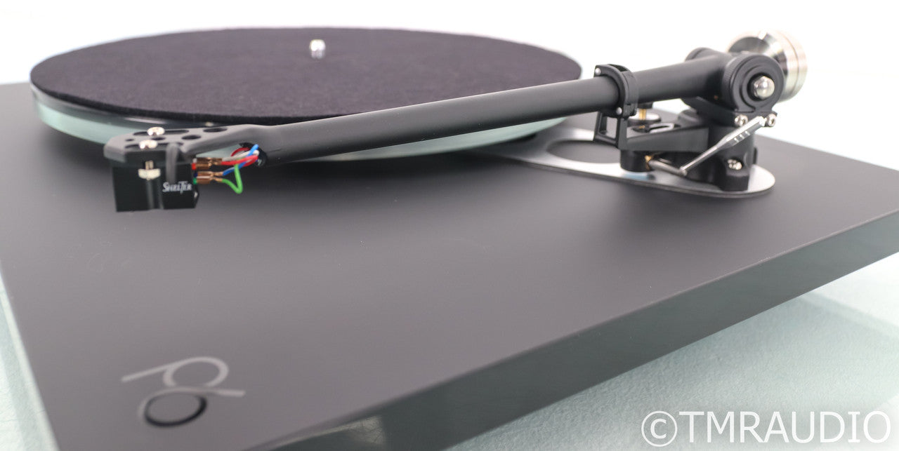 Rega Planar 6 Belt Drive Turntable; Black; P6; Shelter 501 III MC Cartridge