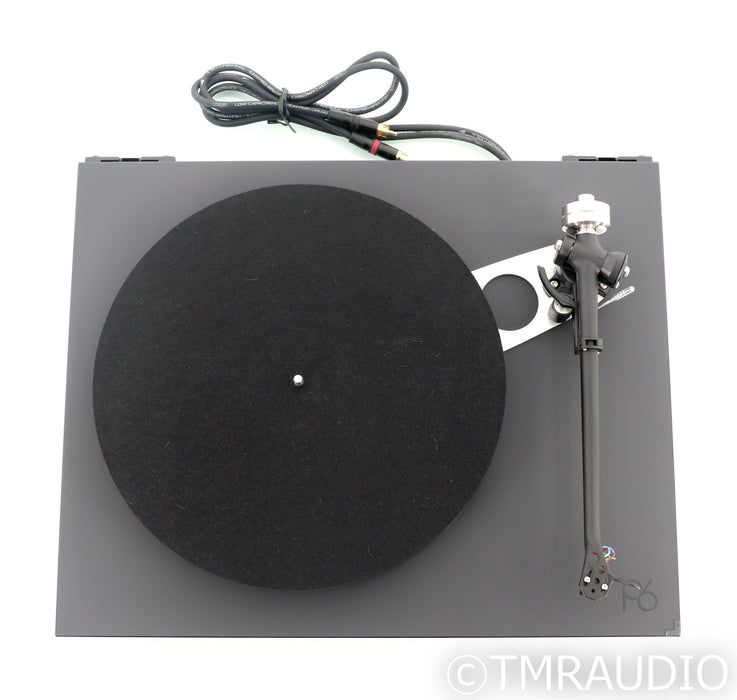 Rega Planar 6 Belt Drive Turntable; Black; P6; Shelter 501 III MC Cartridge