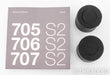 B&W 705 Signature Bookshelf Speakers; Datuk Gloss Pair