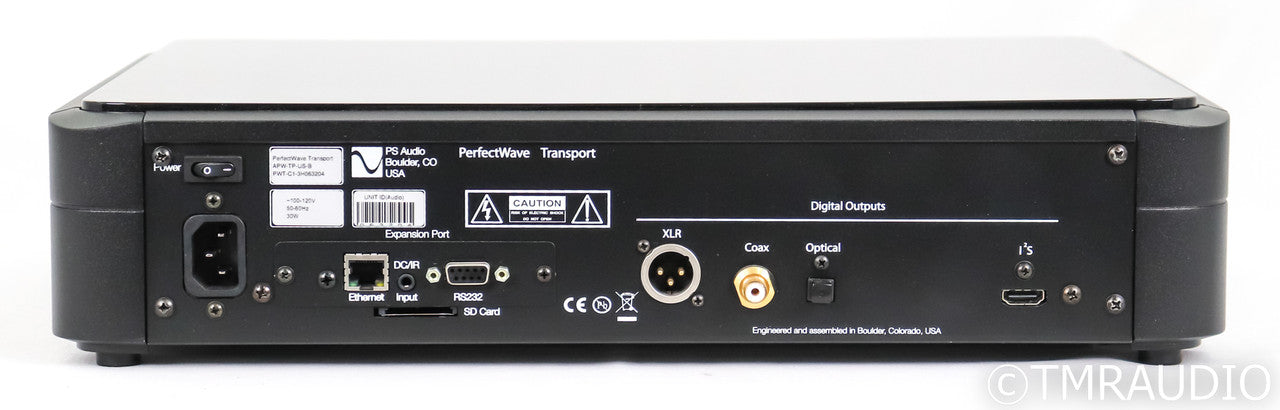PS Audio PerfectWave CD Transport; PWT; Black; Remote (Used)