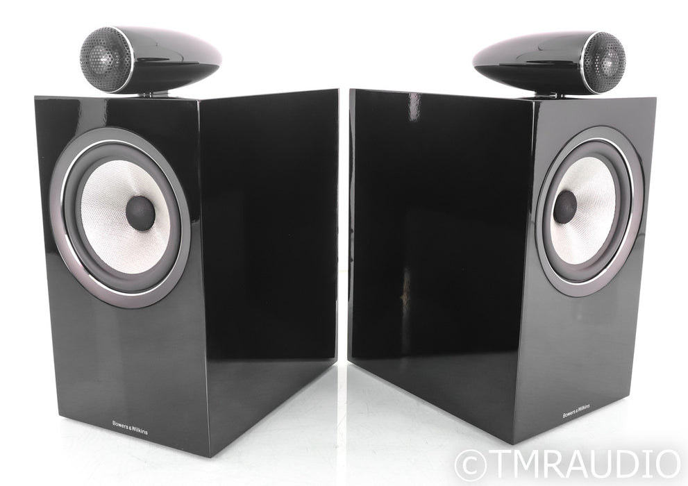 B&W 705 S2 Bookshelf Speakers; Gloss Black Pair