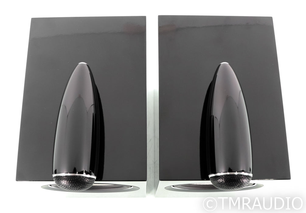 B&W 705 S2 Bookshelf Speakers; Gloss Black Pair
