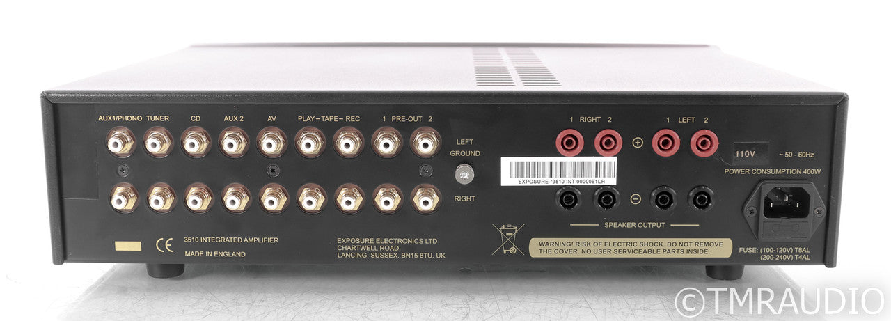 Exposure 3510 Stereo Integrated Amplifier; Remote; Silver