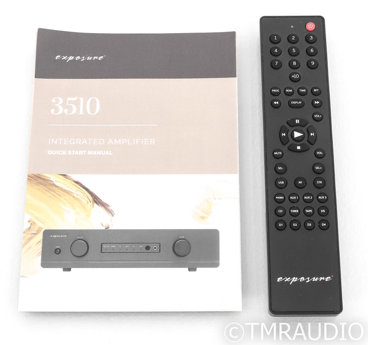 Exposure 3510 Stereo Integrated Amplifier; Remote; Silver