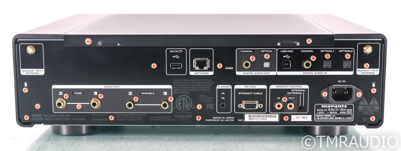 Marantz SACD 30n Streamer / DAC / SACD / CD Player; Remote; 30-N; Black