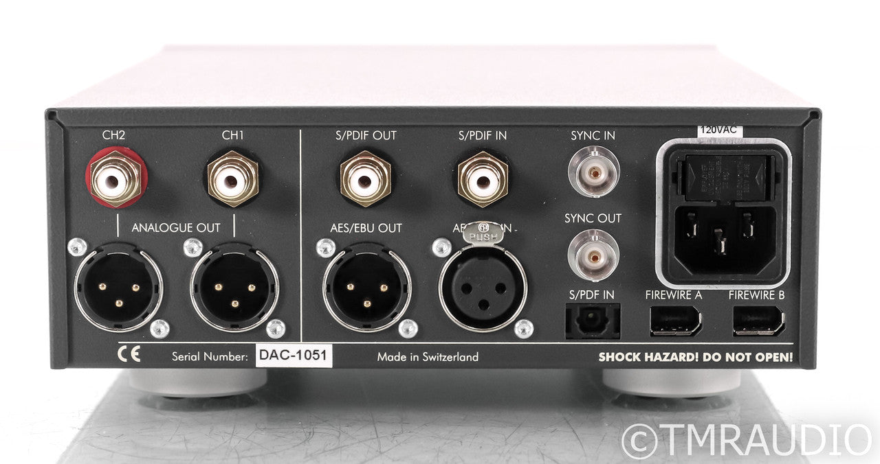 Weiss DAC 202 D/A Converter; Remote; Silver