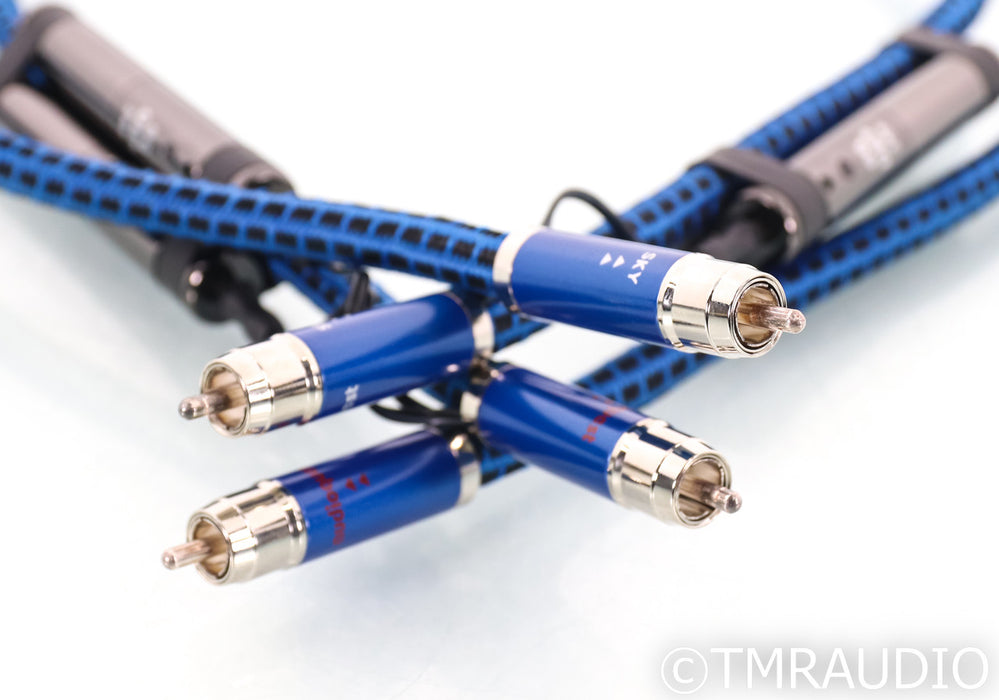AudioQuest Sky RCA Cables; 1m Pair Interconnects; 24v DBS
