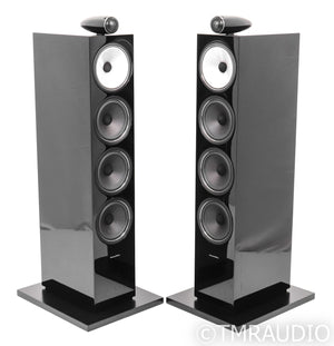 B&W 702 S2 Floorstanding Speakers; Gloss Black Pair