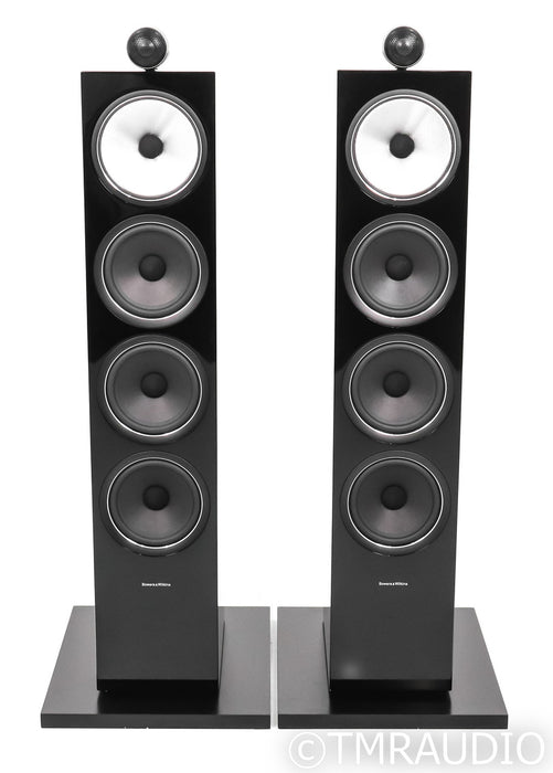 B&W 702 S2 Floorstanding Speakers; Gloss Black Pair