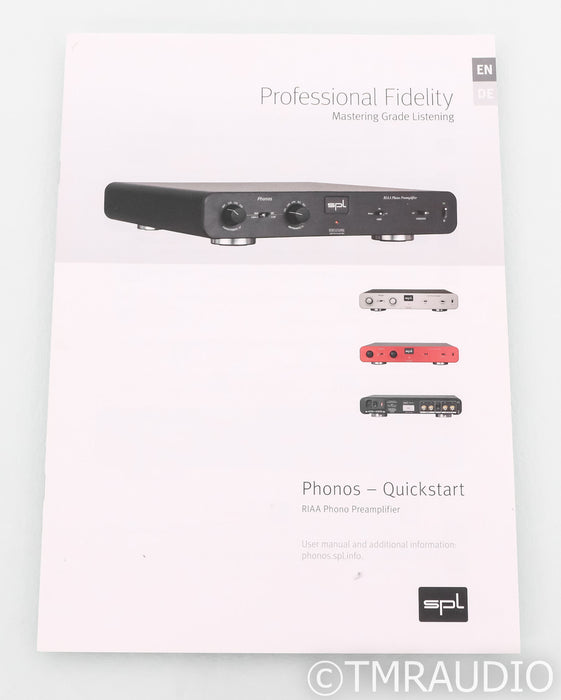SPL Phonos MM / MC Phono Preamplifier