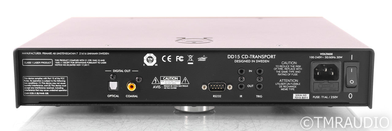 Primare DD15 CD Transport; Remote; Silver; DD-15