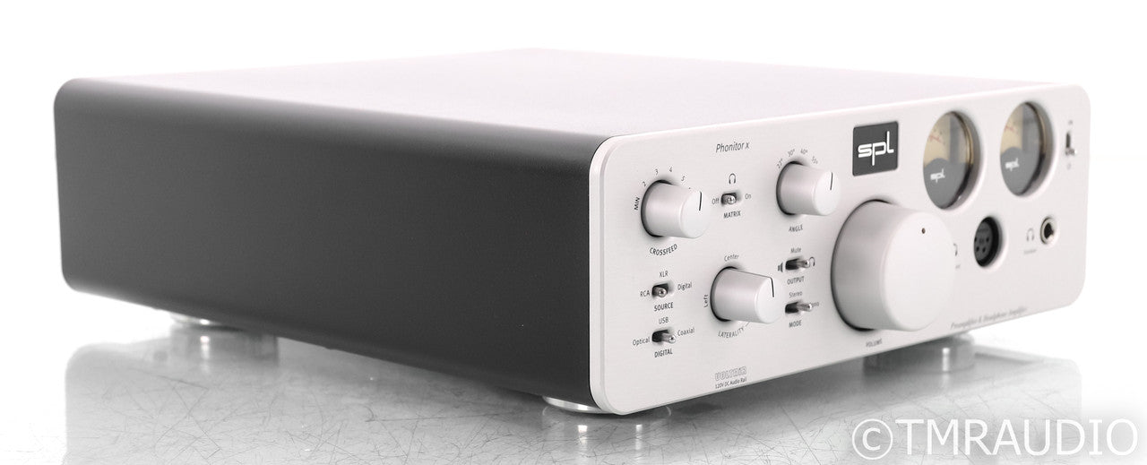 SPL Phonitor X Headphone Amplifier / Preamplifier; Silver