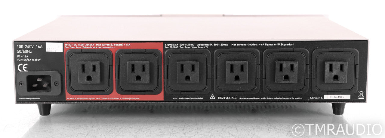 Isotek EVO3 Sigmas AC Power Line Conditioner; Evo-3; Silver