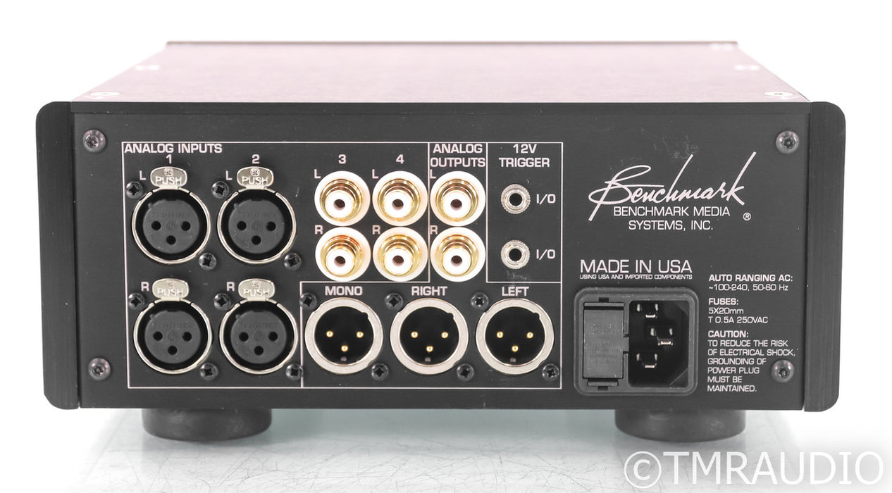 Benchmark LA4 Stereo Preamplifier; LA-4; Remote; Black
