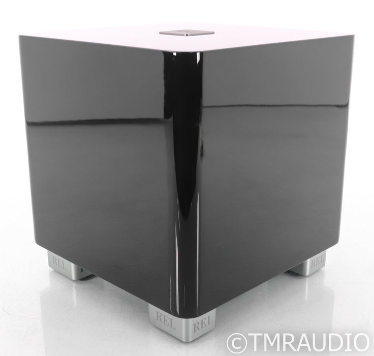 REL T/5x 8" Powered Subwoofer; Piano Black; T5X