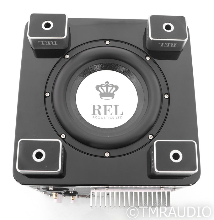 REL T/5x 8" Powered Subwoofer; Piano Black; T5X