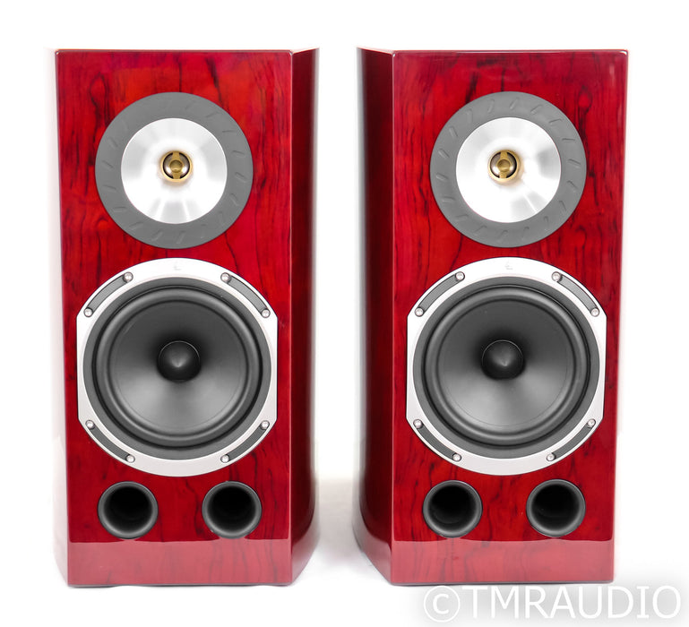 Triangle Duetto Magellan Bookshelf Speakers; Mahogany Pair
