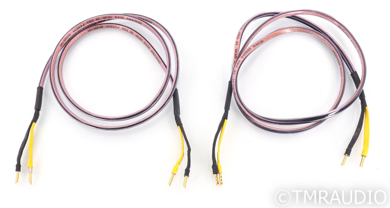 Analysis Plus Oval 12 Speaker Cables; 2m Pair