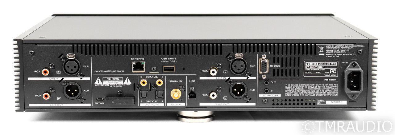 TEAC UD-701N Network Streamer; Black; Roon Ready
