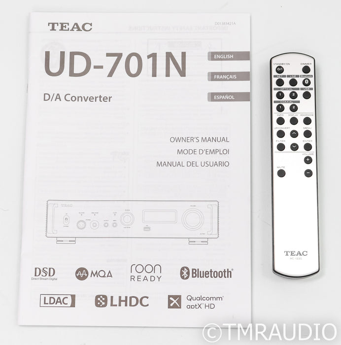 TEAC UD-701N Network Streamer; Black; Roon Ready