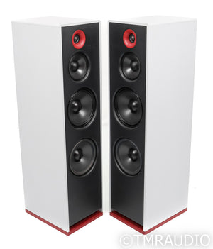 Stenheim Alumine 3 Floorstanding Speakers; Gray & Red Pair