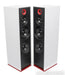 Stenheim Alumine 3 Floorstanding Speakers; Gray & Red Pair