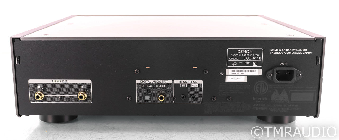 Denon DCD-A110 CD / SADC Player; DCDA110; Remote; Graphite Silver
