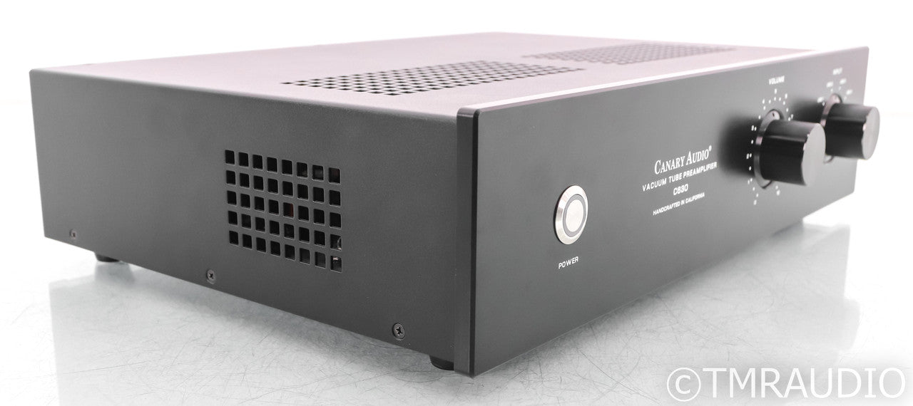 Canary Audio C630 Stereo Tube Preamplifier; C-360; Black