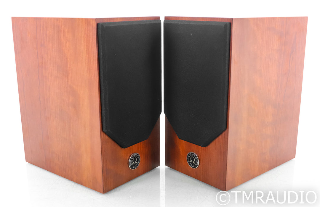 Omega Super 3i Bookshelf Speakers; Cherry Pair; 3-I