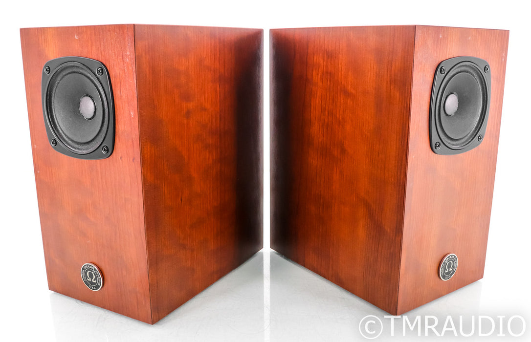 Omega Super 3i Bookshelf Speakers; Cherry Pair; 3-I
