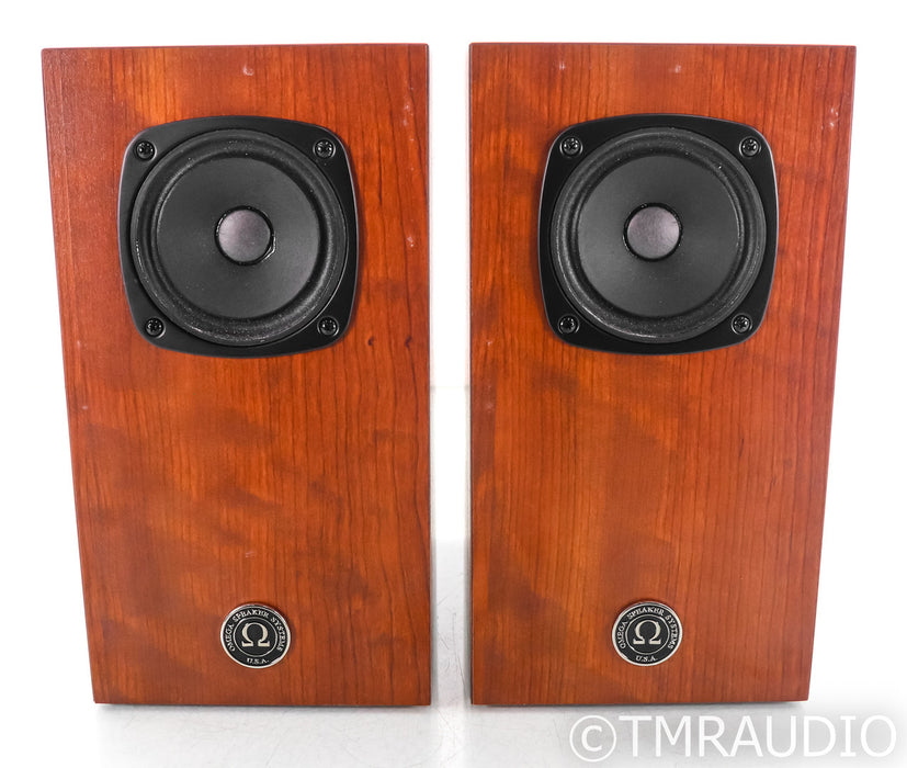 Omega Super 3i Bookshelf Speakers; Cherry Pair; 3-I