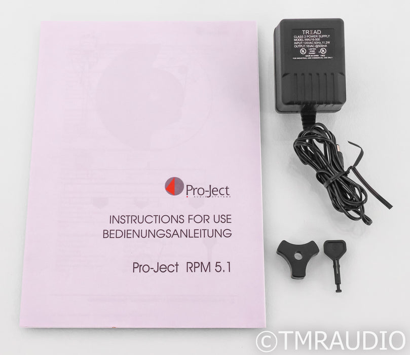 Project RPM 5.1 SE Belt-Drive Turntable; No Cartridge